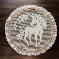 Cerchio da ricamo unicorno
