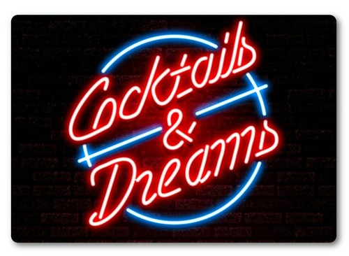 Insegna bar cocktails - insegna, dreams