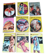 Lotto 9 libri Giallo Thriller Vintage I Gialli All'Italiana Narrattori Americani