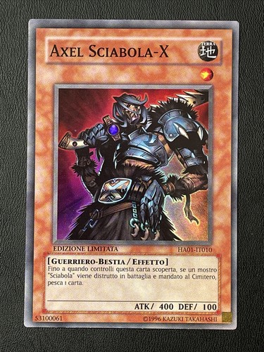 Axel sciabola x - yu-gi-oh!, sciabola-x