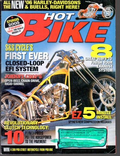 Hot bike december 2005 - hot,