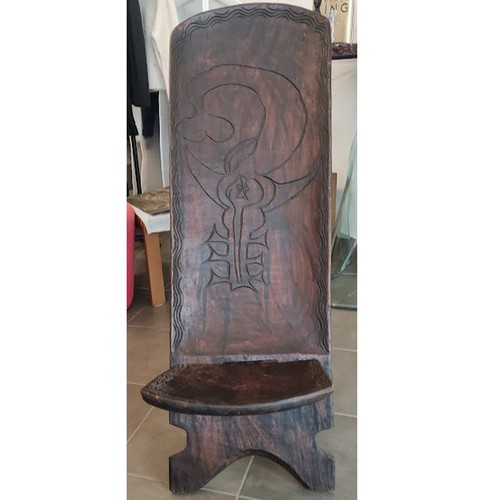 Sedia africa scultorea - sedia,