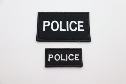 Embroidered police badge - police, patch