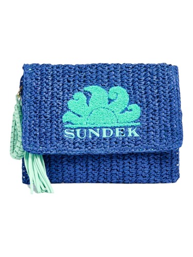 Sundek borsa paglia traforata - borsa,