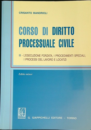 Corso diritto processuale - corso, di
