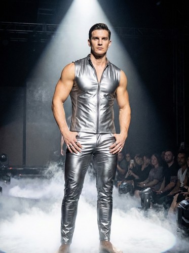 Men sexy glossy - sexy,