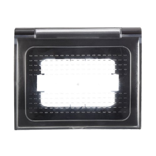 Placca custodia ip44 nero - custodia,