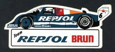 PORSCHE 962 REPSOL TEAM BRUN  ADESIVO ORIGINALE