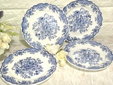 SET QUATTRO PIATTI FLOREA BLEU