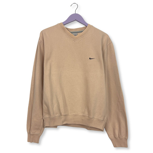 Felpa nike vintage crema - felpa, con