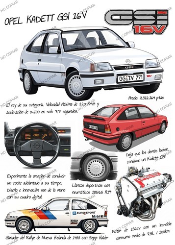 Opel kadett gsi 16v c20xe - kadett,