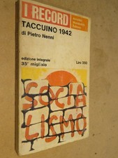 TACCUINO 1942 Pietro Nenni