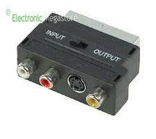ADATTATORE SCART CON SELETTORE