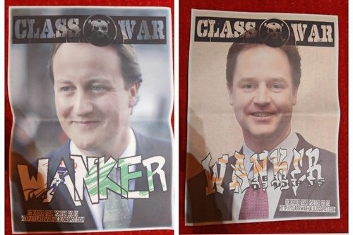 Orig 2010 class war poster - 2010,