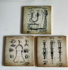 Porcelain Tile Coasters (3)