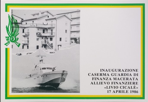 Cartolina guardia finanza - guardia,
