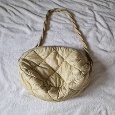 Borsa Trapuntata Di LANCEL vintage Beige Tenuta Bene E Spaziosa