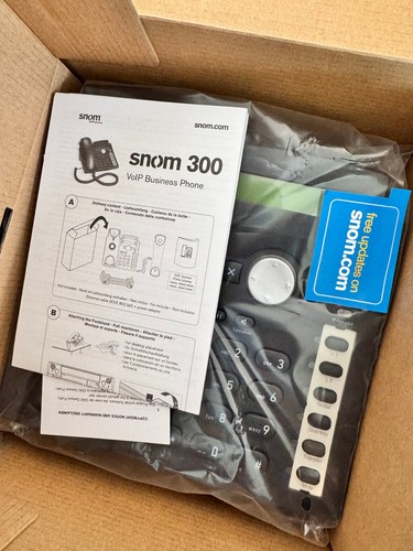 Snom 300 sip telefono poe - snom, ip