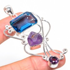 Blue Topaz Gemstone Handmade