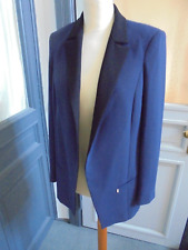 COME NUOVO!! Blazer di design ELISABETTA FRANCHI tg 36 (IT 42) giacca giacca blu