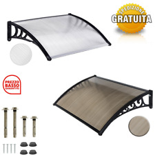 Pensilina tettoia pensiline per esterno alveolare compatta trasparente o fumè