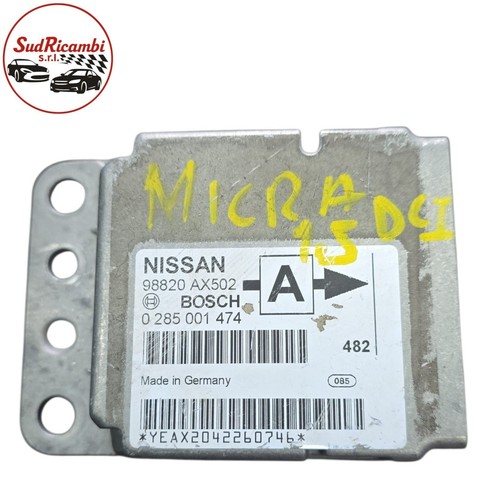 0285001474 centralina airbag - 0285001474,