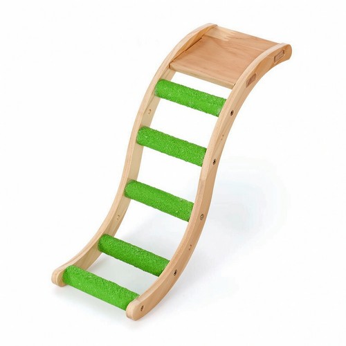 Scaletta legno con pioli - legno,