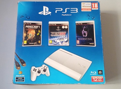 Consola sony ps3 slim white - consola, white.
