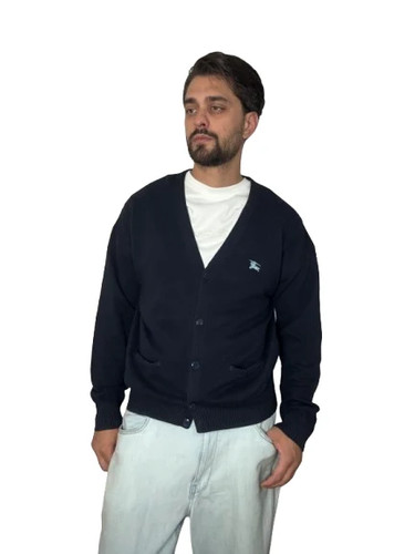 Cardigan burberrys blu - cardigan,