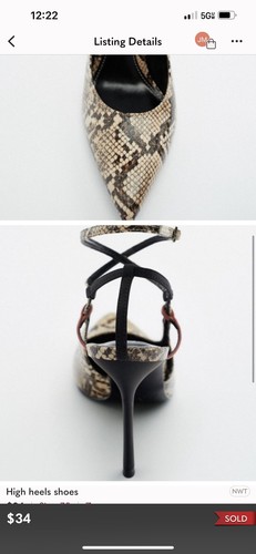 Zara embossed leather reptile - zara,