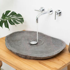 Lavabo da appoggio in pietra