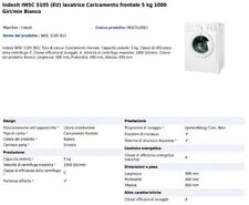 Indesit lavatrice 5 Kg usata