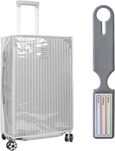 Copri valigia pvc - in,