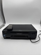 Videoregistratore VHS Vintage JVC VCR Pro-Cision (HR-A51U) + Telecomando 4 Testine *leggi desc