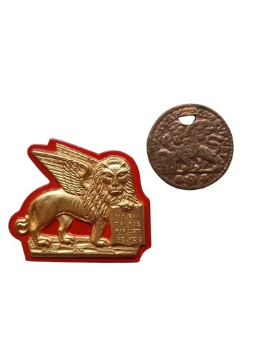 Medaglia fregio leone - fregio,