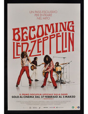 locandina BECOMING LED ZEPPELIN Robert Plant Jimmy Page John Paul Jones John Bon