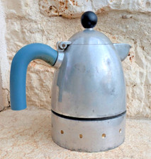 Caffettiera espresso vintage retrò Alessi Michael Graves Pelicano Made Italy