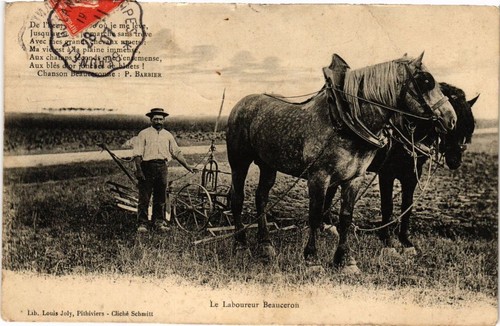 Cpa laboureur beauceron - cpa, le