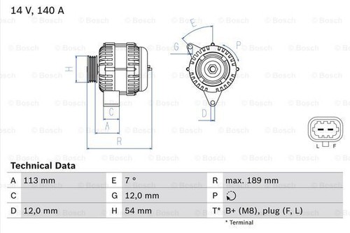 Alternatore bosch 986 - bosch,