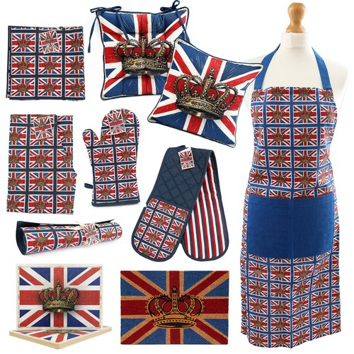 Union jack set stoviglie - jack, di