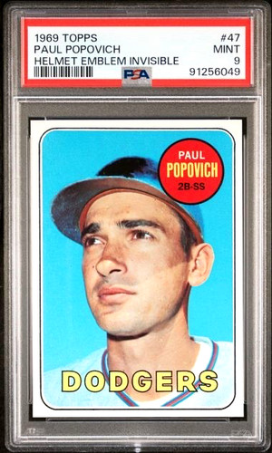 1969 topps paul popovich - 1969, #47