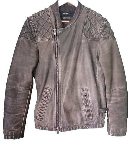 Giacca pelle all - pelle, saints