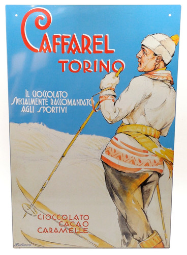 Caffarel torino targa insegna - torino, targa/insegna