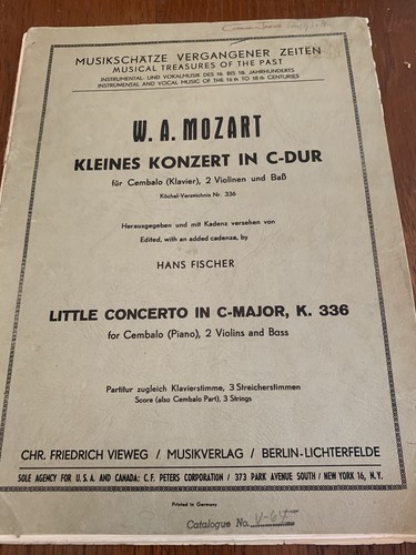 Vintage mozart piccolo - w, a