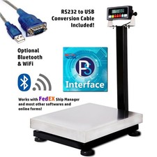 Scala da banco 12"x16" 600x0,02lb con piatto in acciaio inox confezione smart