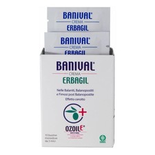 Crema Banival 10 Bustine da 3 ml - Antinfiammatoria e Rigenerante per Balaniti, 