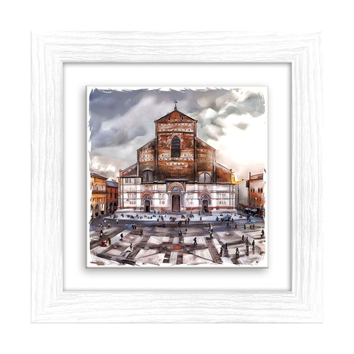 Lupia quadro ceramica stampata - quadro,