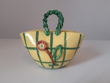 Manifattura Pucci Umbertide - Cestino In Ceramica, Anni '40/'50.