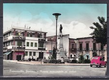 CARTOLINA FRANCAVILLA FONTANA -Piazza monumento ai caduti..viaggiata