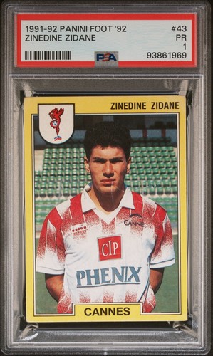 1991 panini foot zinedine - 1991, 92